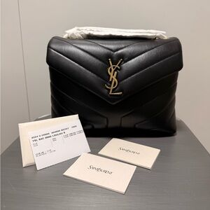 Saint laurent small loulou in black